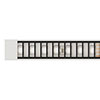 Light Channel 0.6" DIY Recessed Millwork 24VDC, Do-It-Yourself<br />In Static & Tunable White, Warm Dim, RGB, Monochromatic Color & RGBTW, Clear Lens With Black Louver - Click to Enlarge