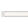 Light Channel 0.6" DIY Recessed Millwork 24VDC, Do-It-Yourself<br />In Static & Tunable White, Warm Dim, RGB, Monochromatic Color & RGBTW, Diffuse White Lens With White Louver - Click to Enlarge