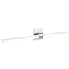 Tie Stix 2-Light Adjustable Wall/Vanity 24VDC Remote Power, Tunable White, White, 4SQ, Chrome - Click to Enlarge