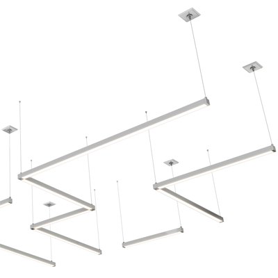 Cirrus LED Suspension Downlight Modular, Warm Dim - Click to Enlarge